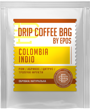 Дріп кава Colombia Indio dripindio фото